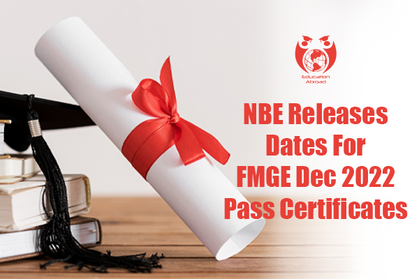 NBE Releases Dates For FMGE Dec 2022 Pass Certificates 